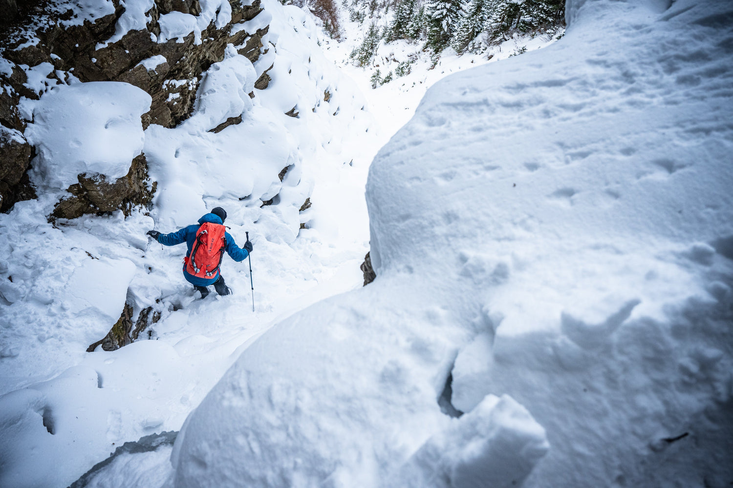 Mountaineering backpacks