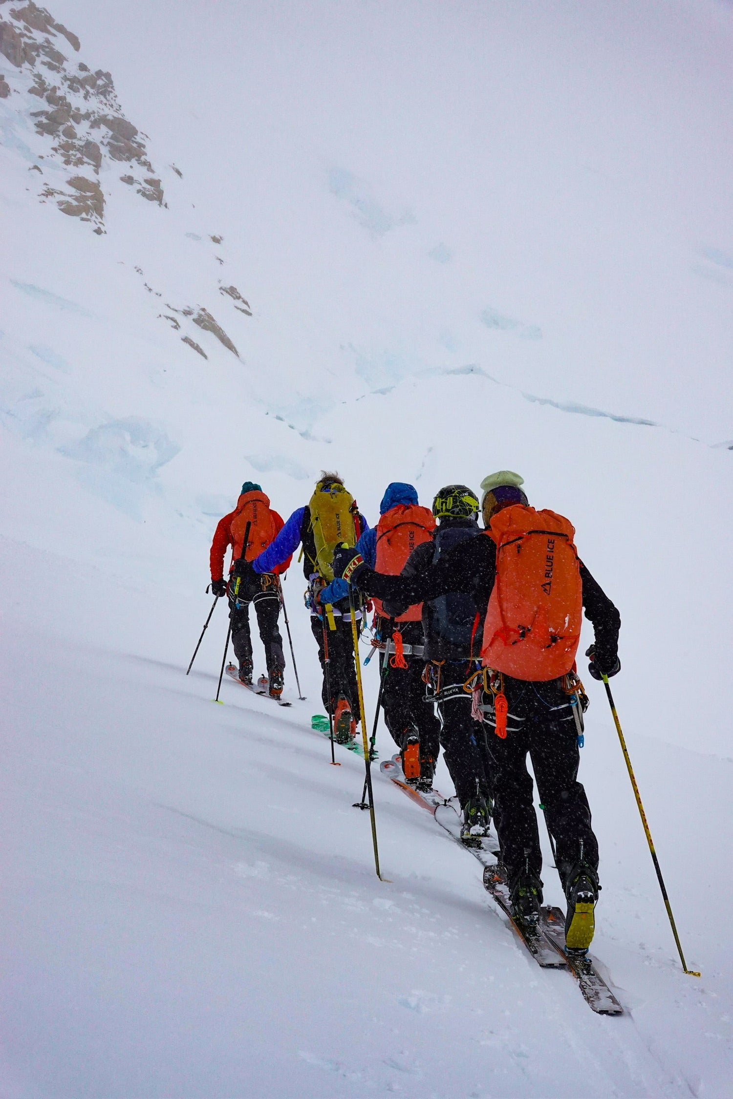 Ski touring harnesses